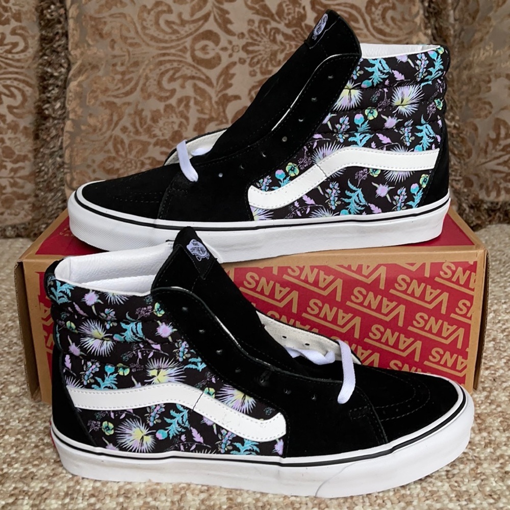 Vans Sk8-Hi Paradise Floral Black/True White Men’s